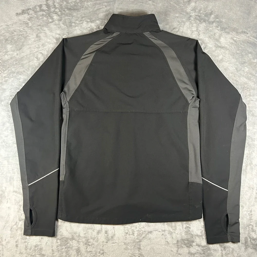 The North Face Flight Series Softshell Jacket Mens Small Black Full Zip Running
